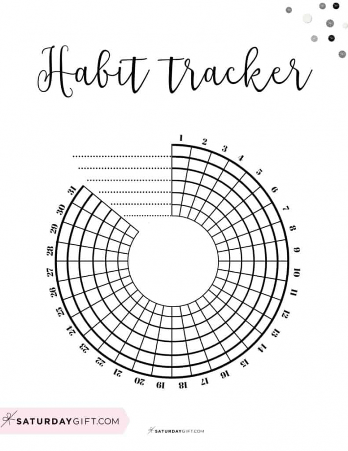 Free Printable Habit Trackers - Printable - Habit Tracker Printable -  Cute & Free Printable Habit Trackers