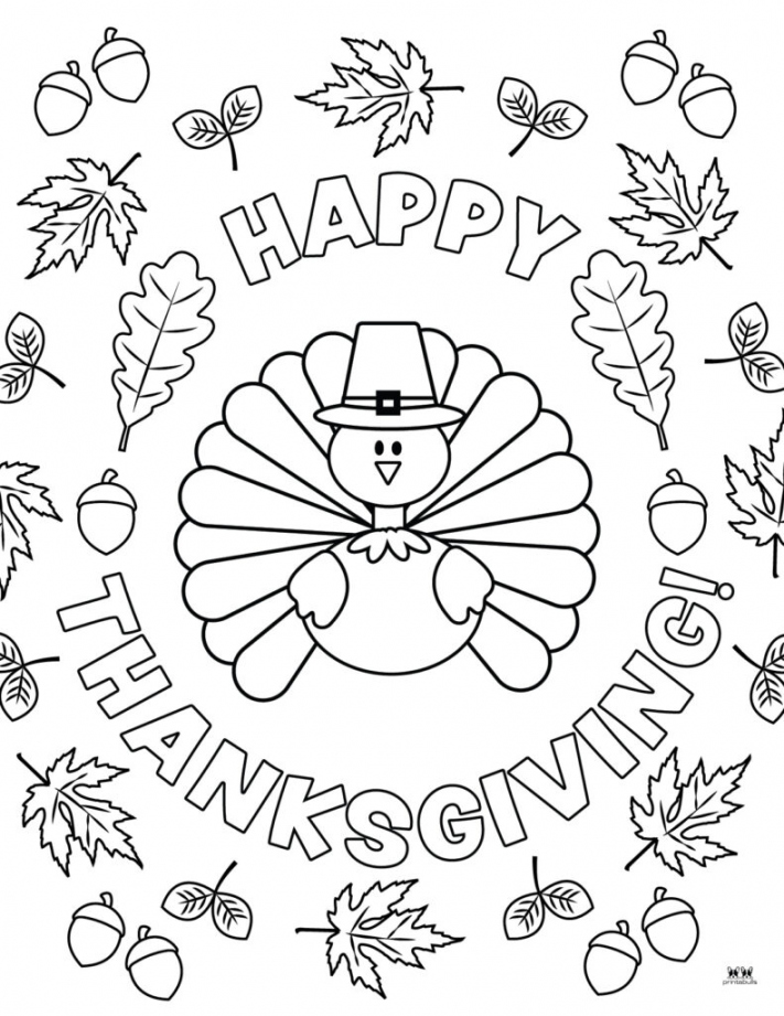 Thanksgiving Coloring Pages Free Printable - Printable - Happy Thanksgiving Coloring Pages -  FREE Printables  Printabulls