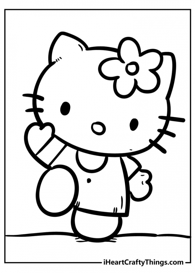 Free Printable Hello Kitty Coloring Pages - Printable - Hello Kitty Coloring Pages - Cute And % Free ()