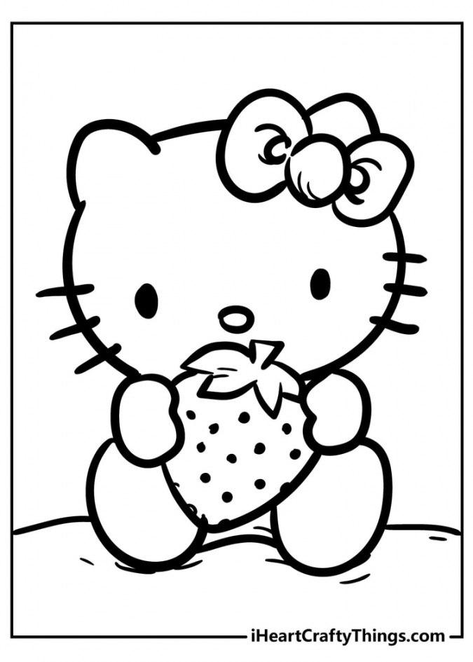 Free Printable Hello Kitty Coloring Pages - Printable - Hello Kitty Coloring Pages - Cute And % Free ()