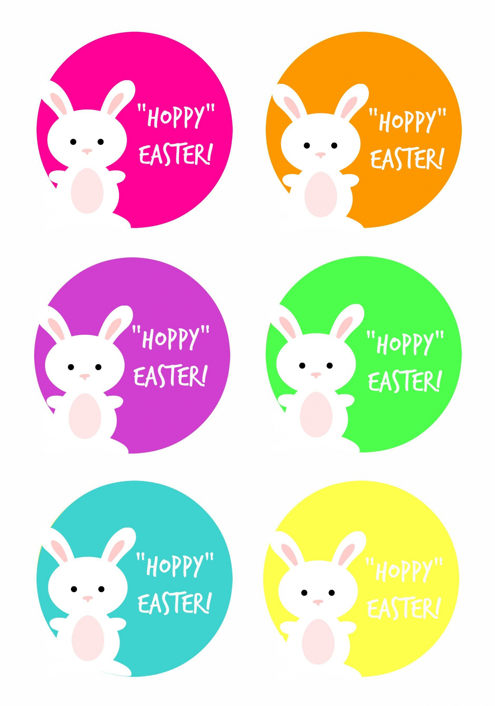 Free Easter Tags Printables - Printable - HOPPY Easter Gift Tag Printable  Easter printables free, Easter