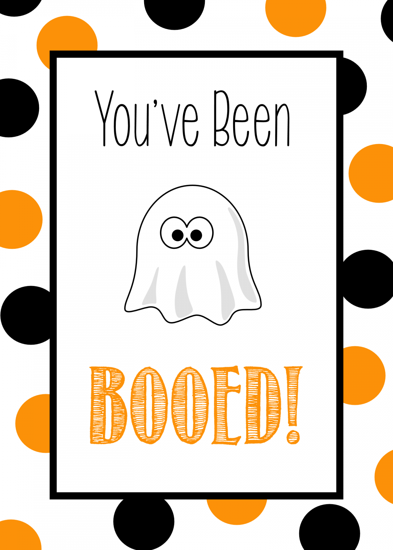 You Ve Been Booed Free Printable - Printable - Join this fun neighborhood tradition and let someone know "you&#;ve
