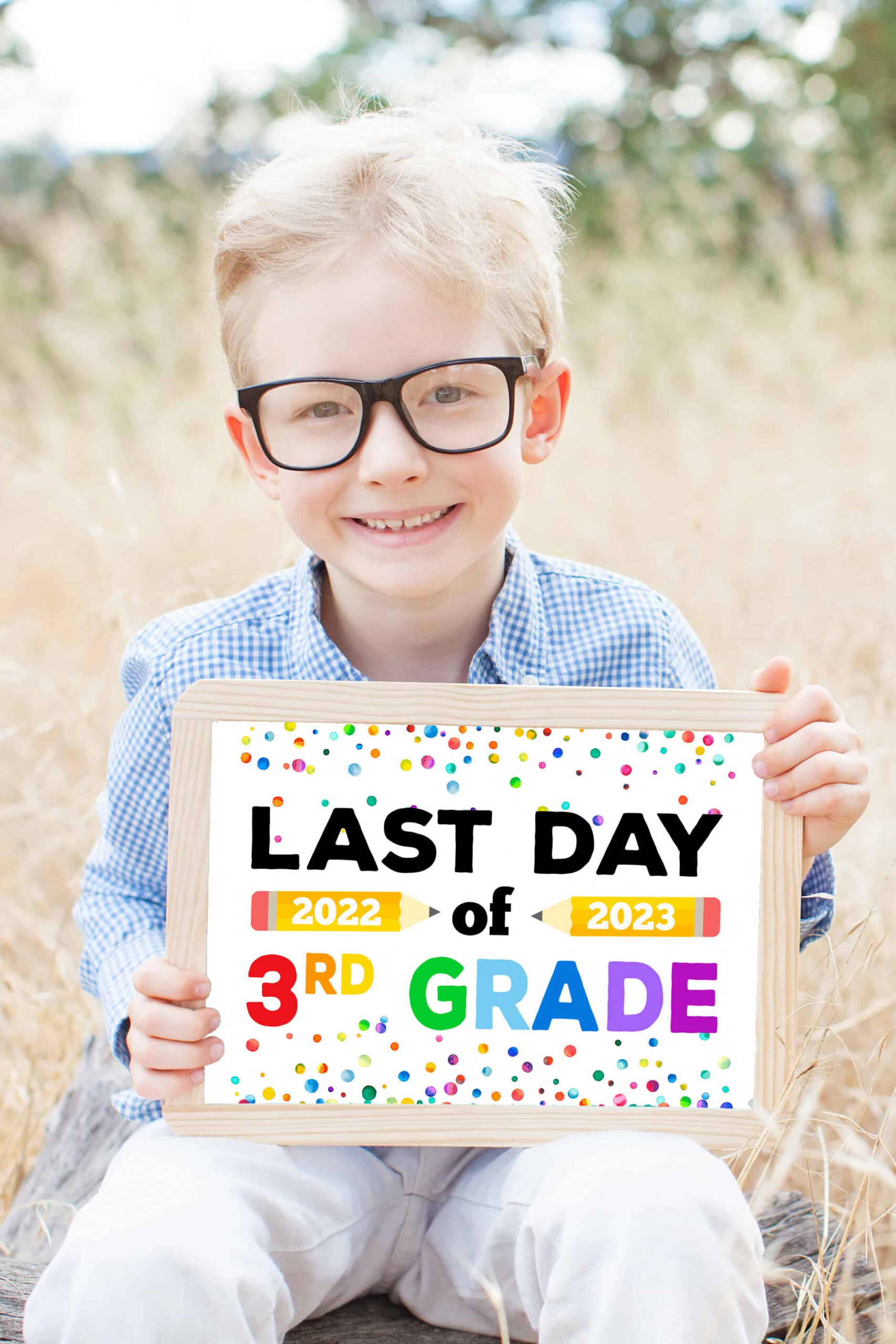 Last Day of School Signs Free Printable 2023 - Printable - Last Day of School Signs  - Free Printable - Happiness is Homemade