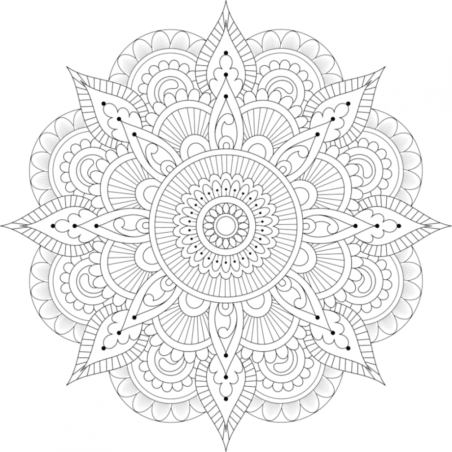 Free Printable Mandala Coloring Pages - Printable - Mandala Coloring Pages for Adults & Kids - Happiness is Homemade