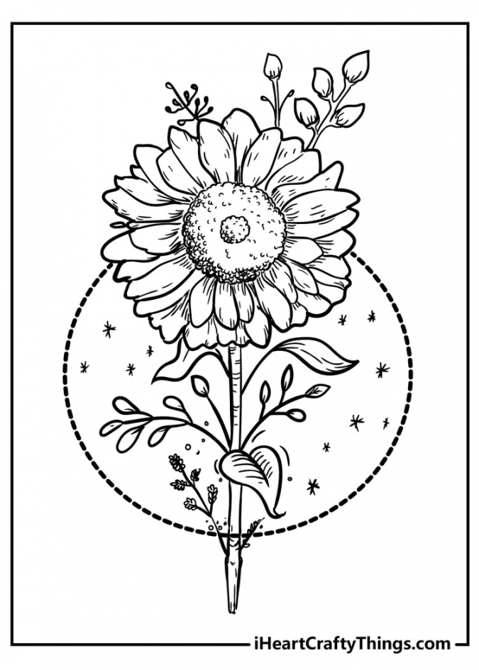 Free Printable Coloring Pages of Flowers - Printable - New Beautiful Flower Coloring Pages - % Unique ()