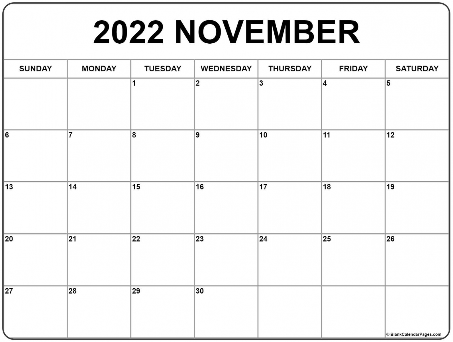 Free November Printable Calendar - Printable - November  calendar  free printable calendar