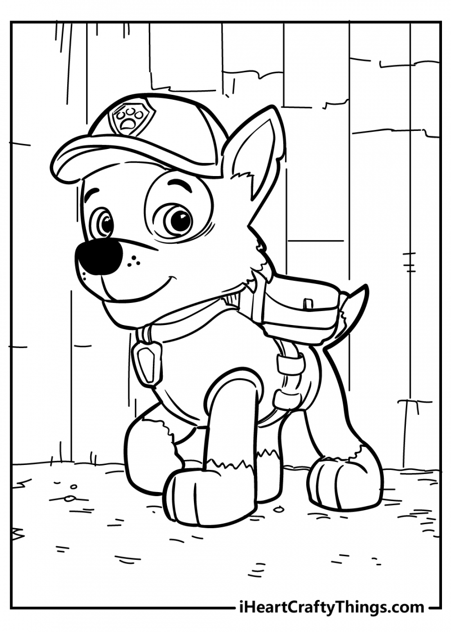 Free Printable Paw Patrol Coloring Pages - Printable - Paw Patrol Coloring Pages (Updated )