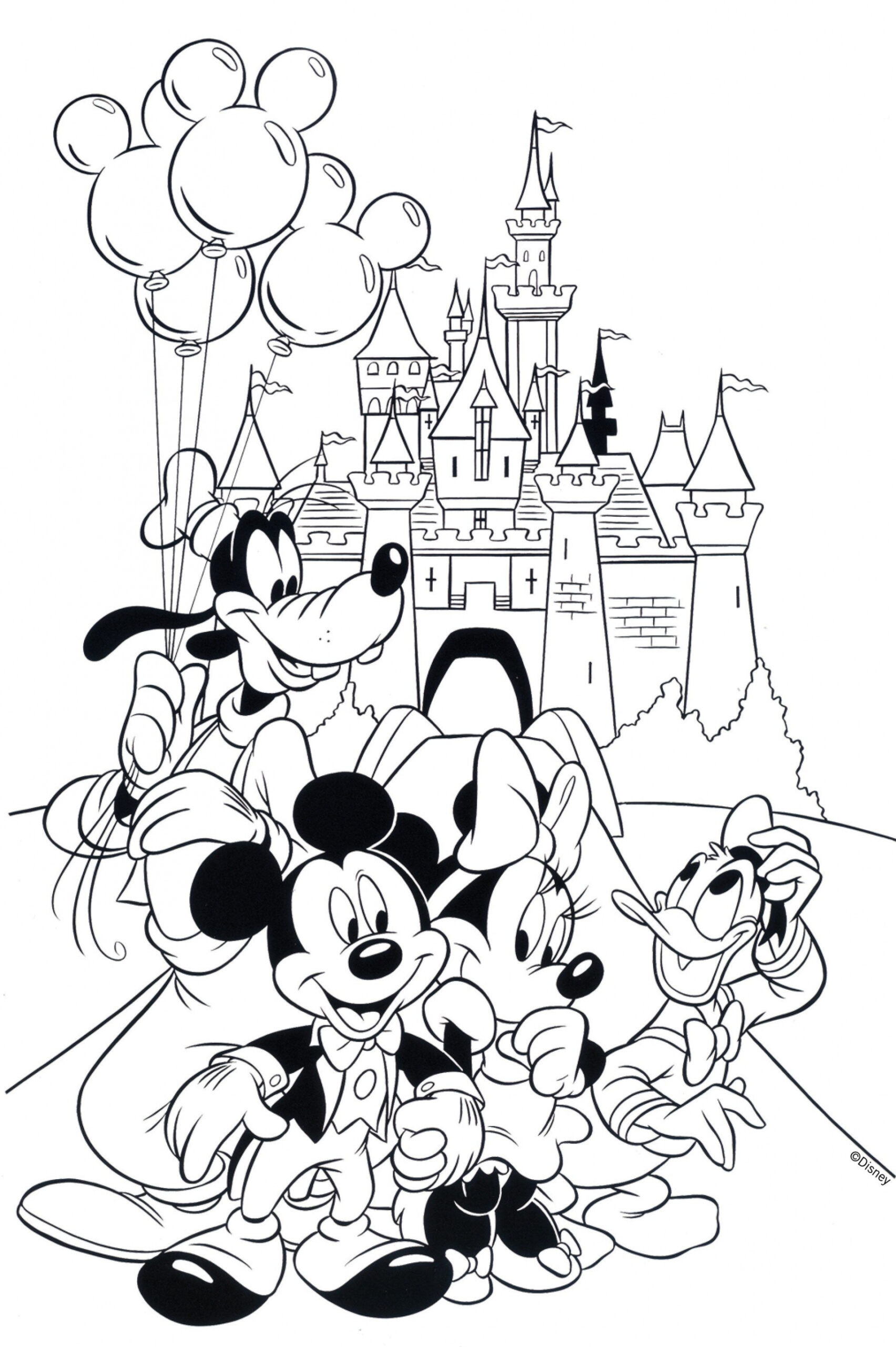 Free Disney Coloring Pages Printable - Printable - Pin on Coloring Pages