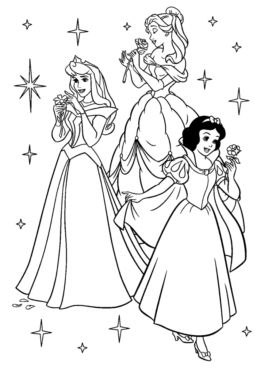 Free Princess Coloring Pages Printable - Printable - Pin on coloring pages