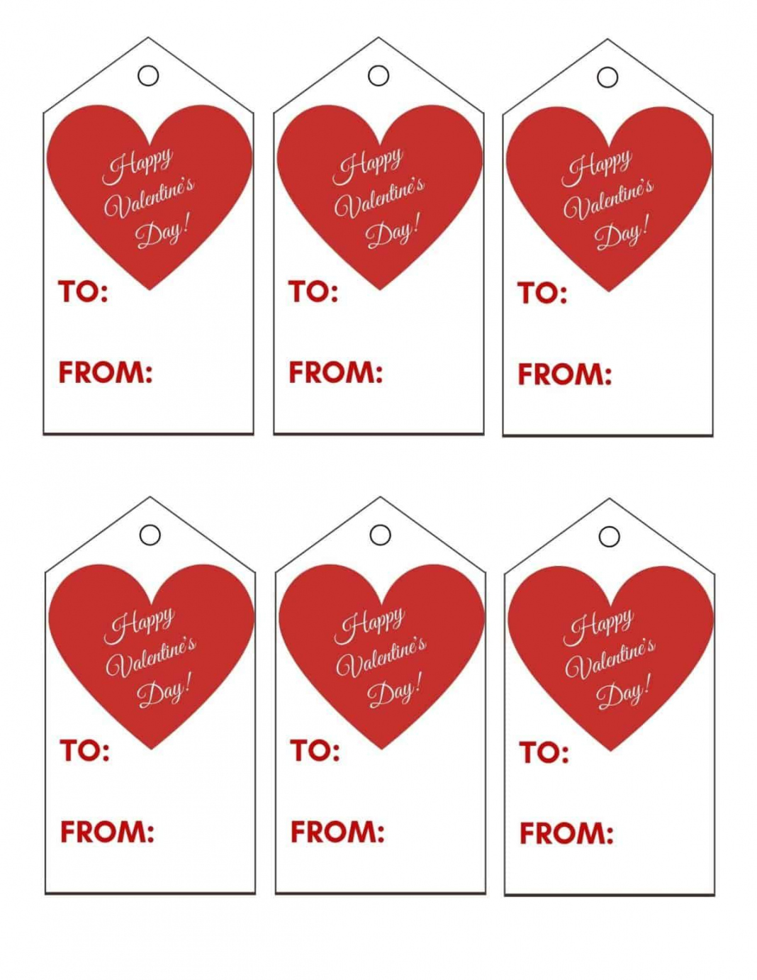 Free Printable Printable Valentine Tags - Printable - Pin on Paper Crafting