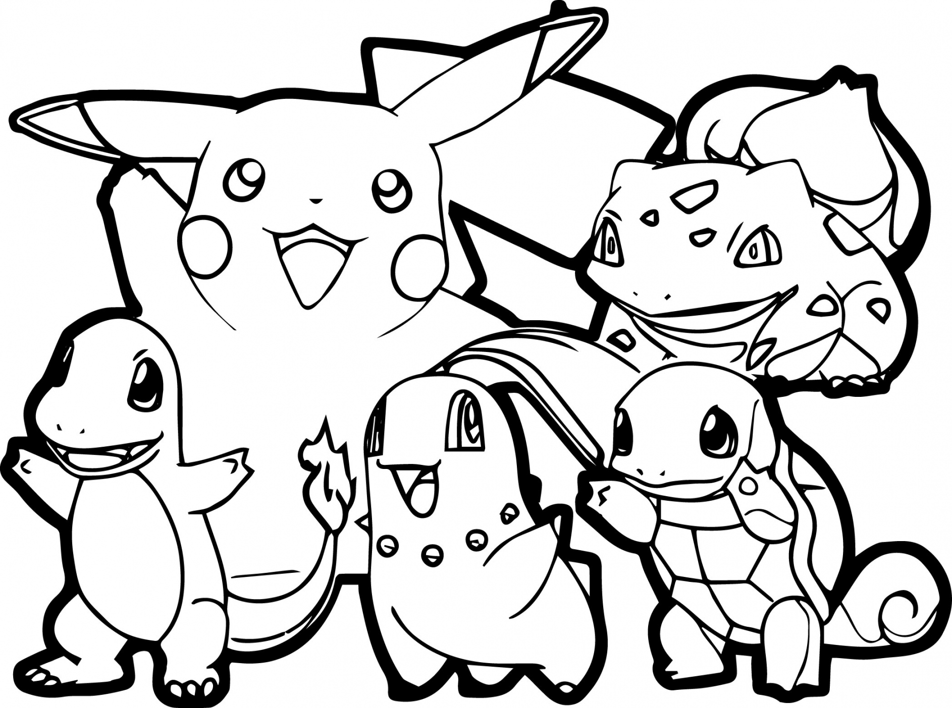 Free Pokemon Coloring Pages Printable - Printable - Pokemon for children - All Pokemon coloring pages Kids Coloring Pages