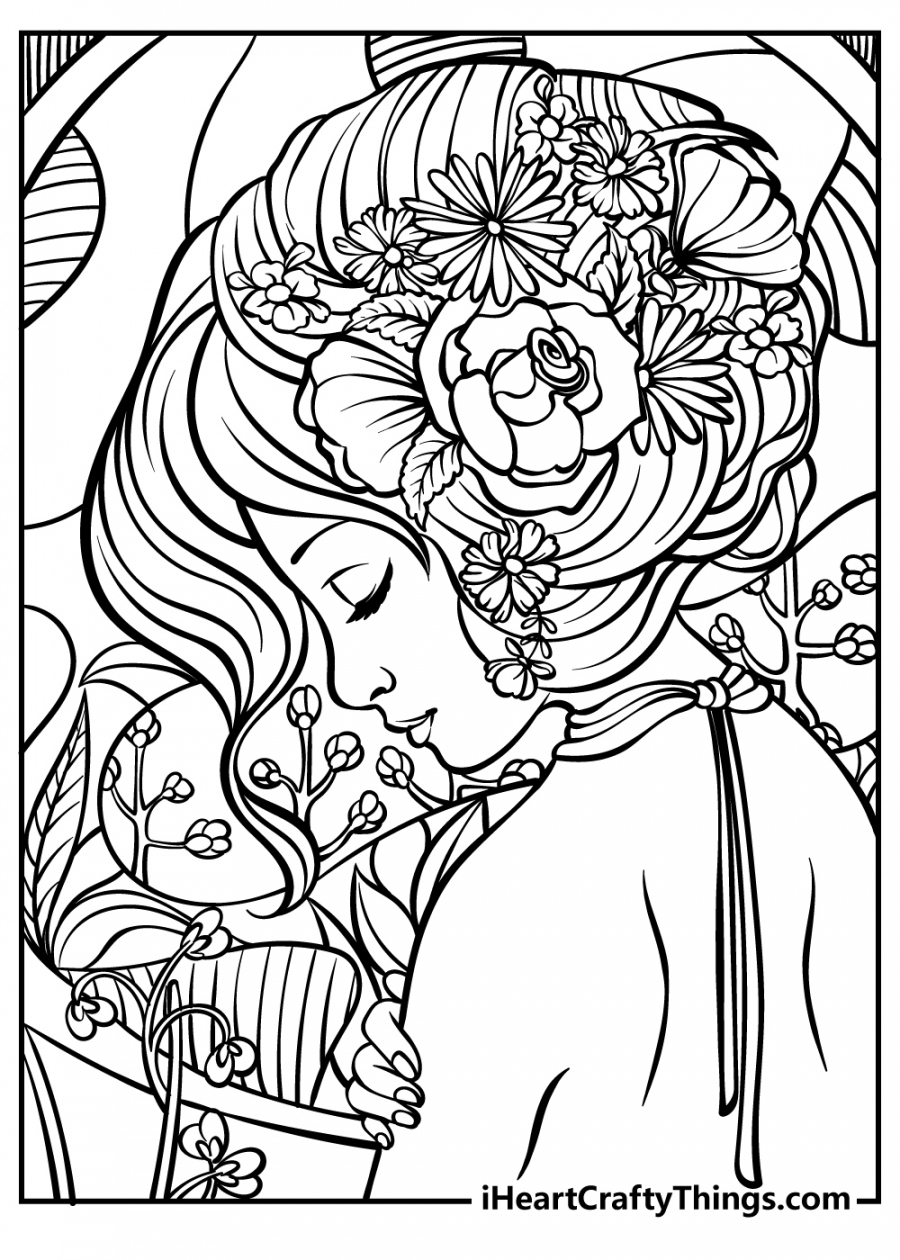 Free Printable Adult Color Pages - Printable - Printable Adult Coloring Pages (Updated )
