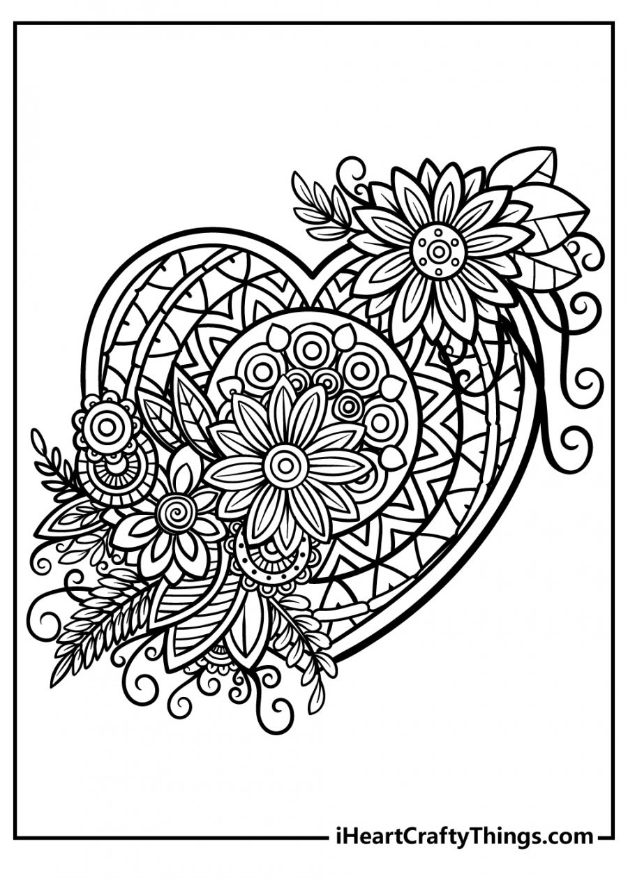 Free Coloring Pages For Adults Printable - Printable - Printable Adult Coloring Pages (Updated )