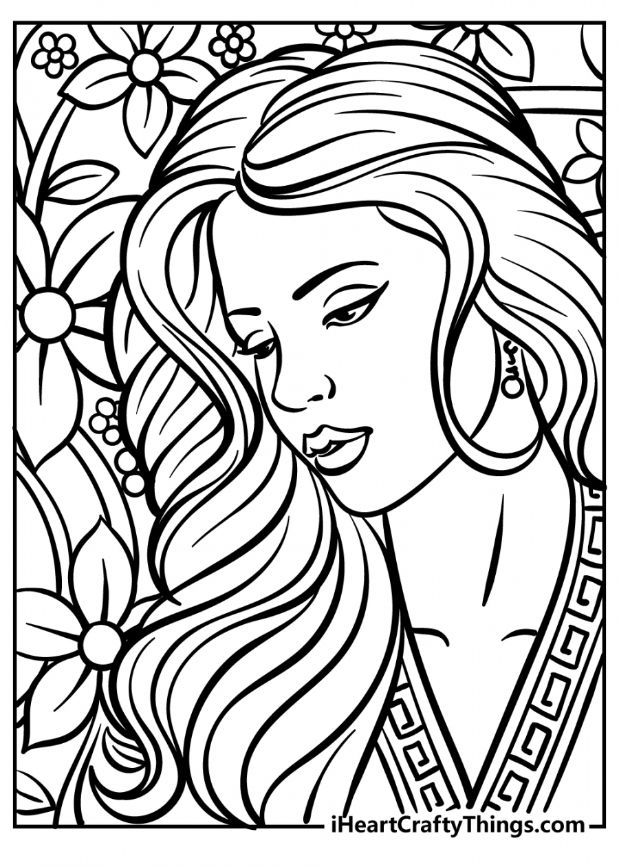 Free Printable Pages For Coloring - Printable - Printable Adult Coloring Pages (Updated )