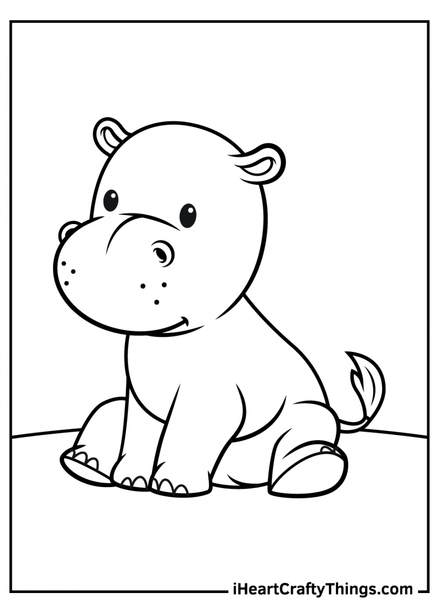 Free Printable Animal Coloring Pages - Printable - Printable Baby Animals Coloring Pages (Updated )