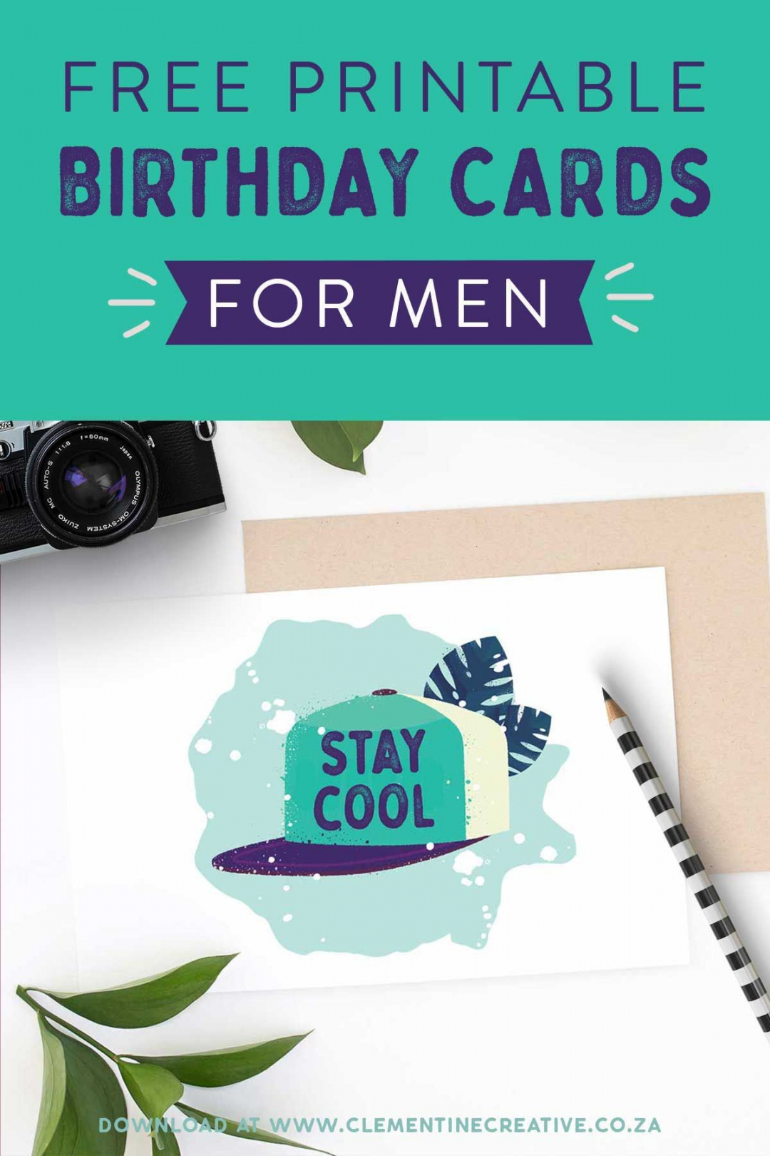 Free Printable Birthday Cards For Him - Printable - Printable Birthday Cards for Him Premium  Stay Cool  Birthday