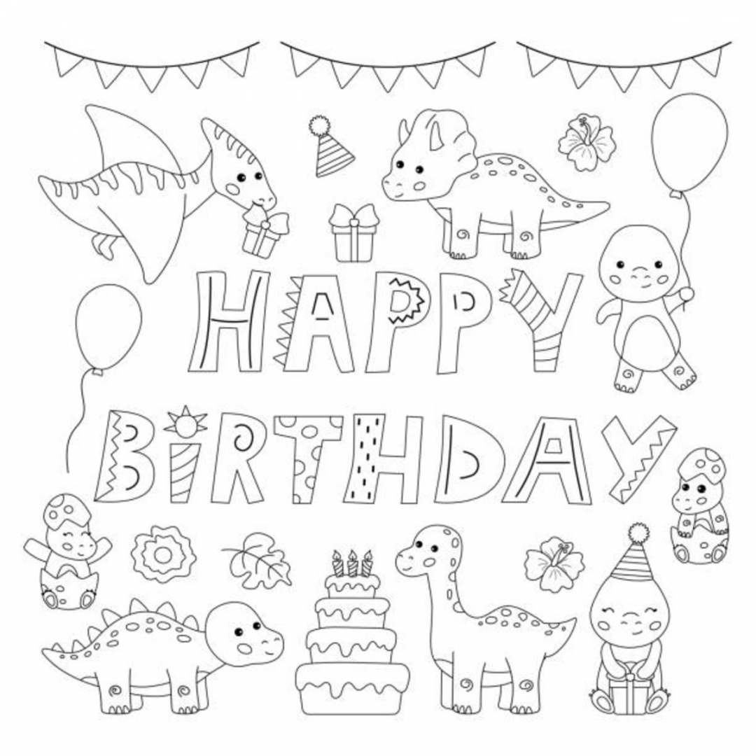 Free Printable Birthday Cards To Color - Printable -  Printable Birthday Cards to Color - Parade: Entertainment