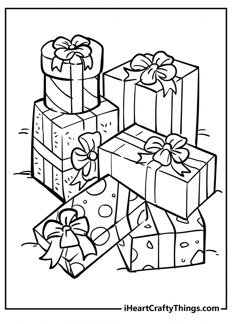 Free Printable Coloring Pages Christmas - Printable - Printable Christmas Coloring Pages (Updated )
