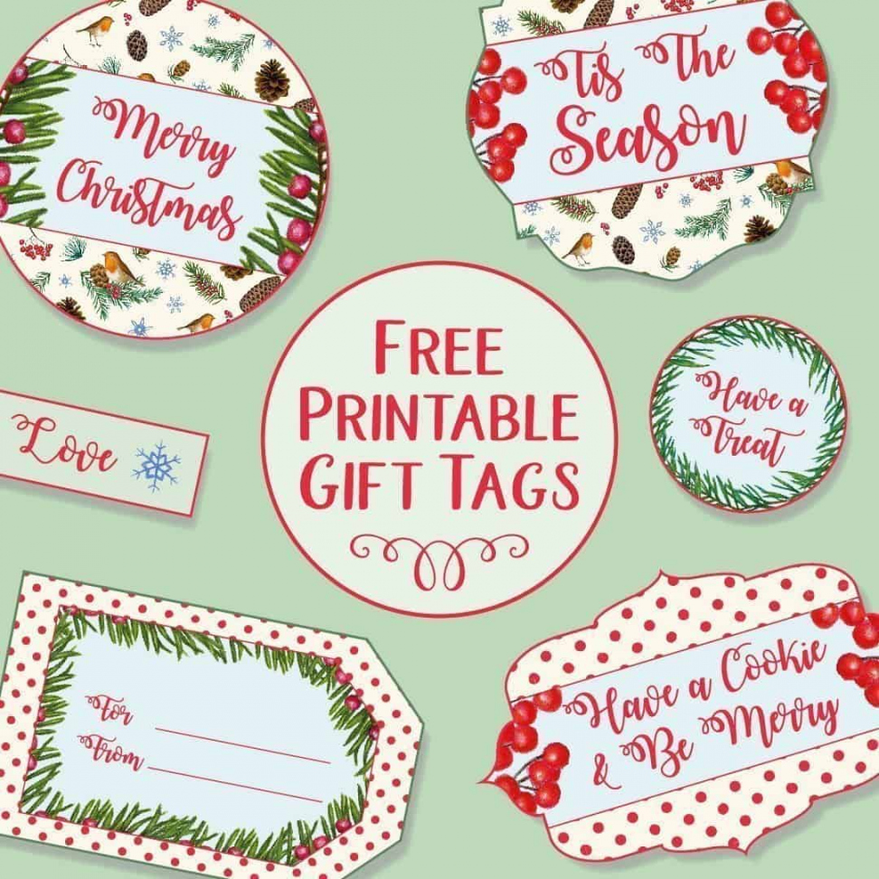Free Printable Christmas Tags - Printable - Printable Christmas Gift Tags