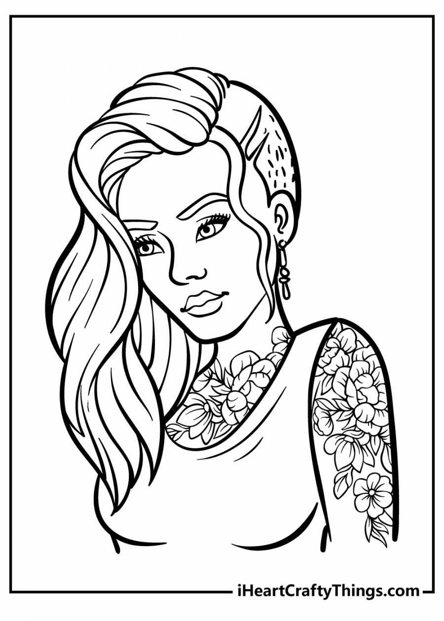 Free Printable Coloring Pages For Teens - Printable - Printable Coloring Pages For Teens (Updated )