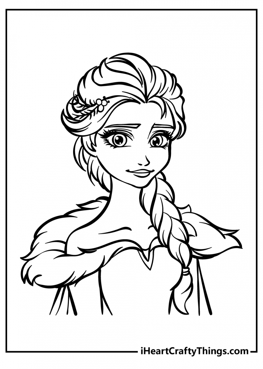 Free Printable Frozen Coloring Pages - Printable - Printable Frozen Coloring Pages (Updated )