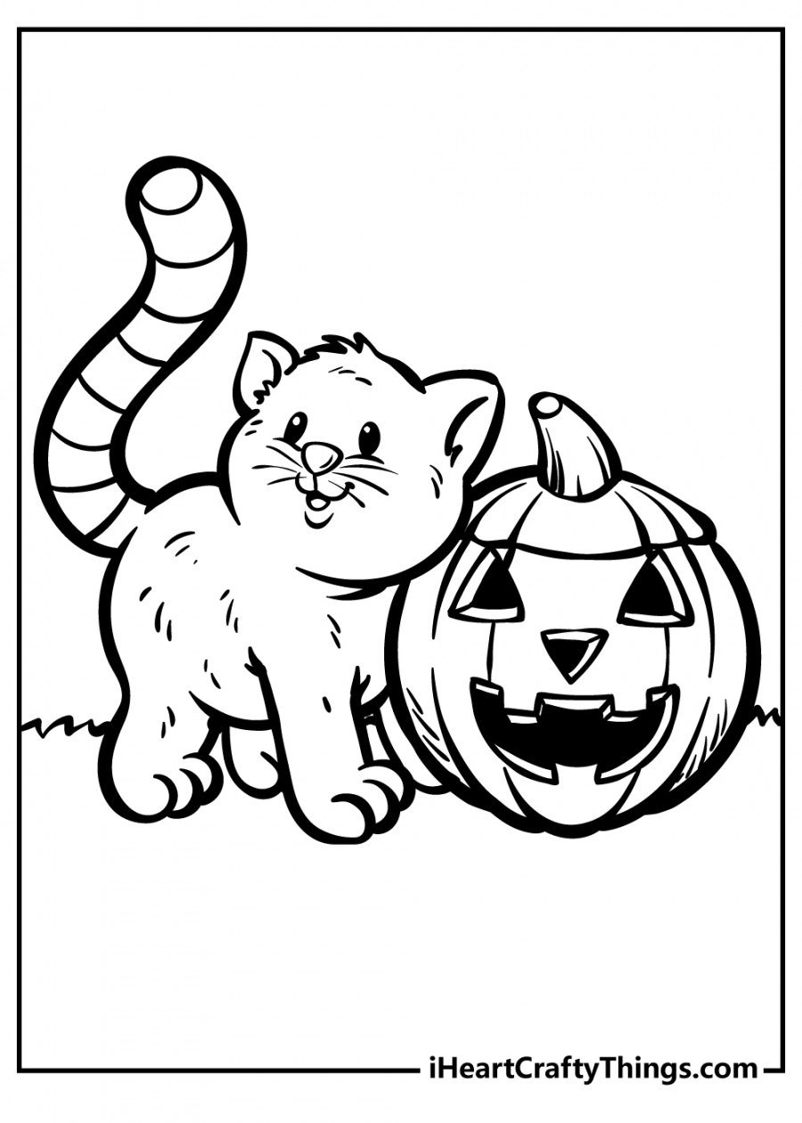 Free Printable Halloween Images - Printable - Printable Halloween Coloring Pages (Updated )