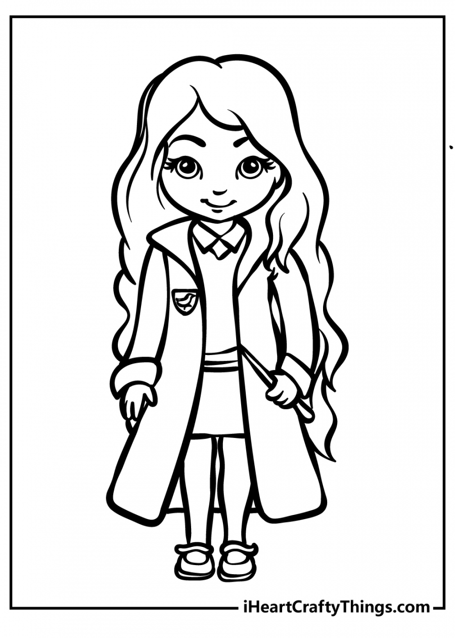 Free Printable Harry Potter Coloring Pages - Printable - Printable Harry Potter Coloring Pages (Updated )