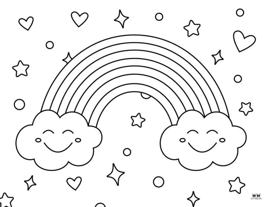 Free Printable Rainbow Coloring Pages - Printable - Rainbow Coloring Pages -  FREE Printable Pages  Printabulls