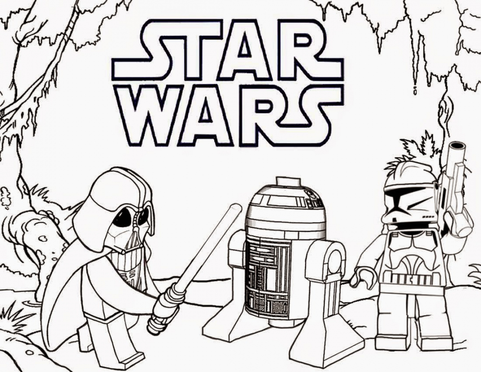 Free Printable Coloring Pages Star Wars - Printable - Star Wars Coloring Pages - Free Printable Star Wars Coloring Pages