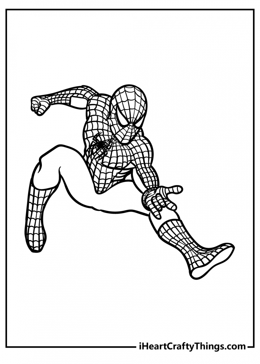 Free Printable Superhero Coloring Pages - Printable - Superhero Coloring Pages (Updated )