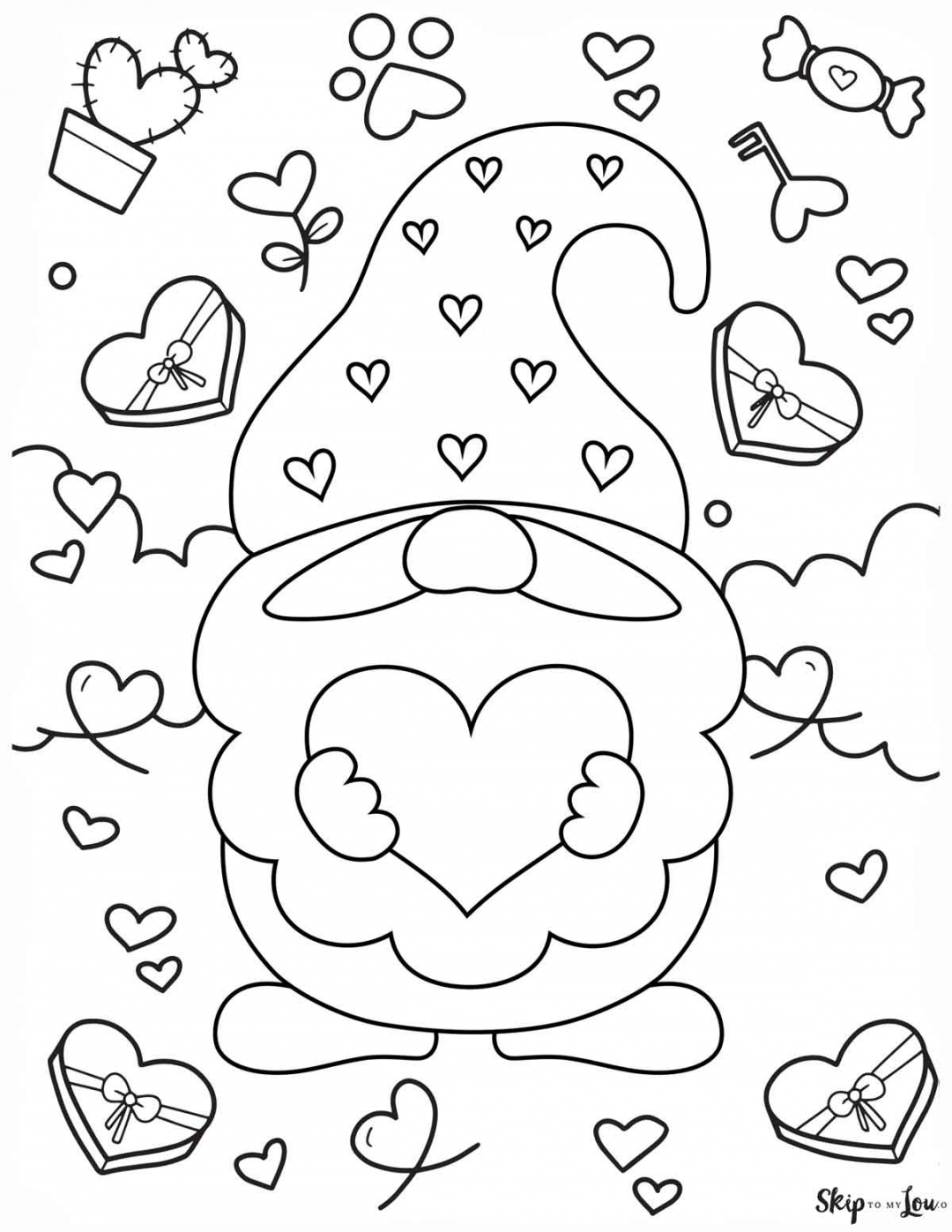 Free Printable Cute Valentine Coloring Pages - Printable - The BEST free Valentines Day Coloring Pages  Skip To My Lou