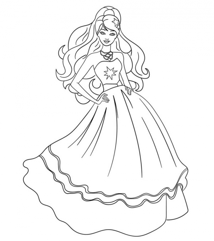 Free Printable Coloring Pages of Barbie - Printable - Top  Free Printable Barbie Coloring Pages Online
