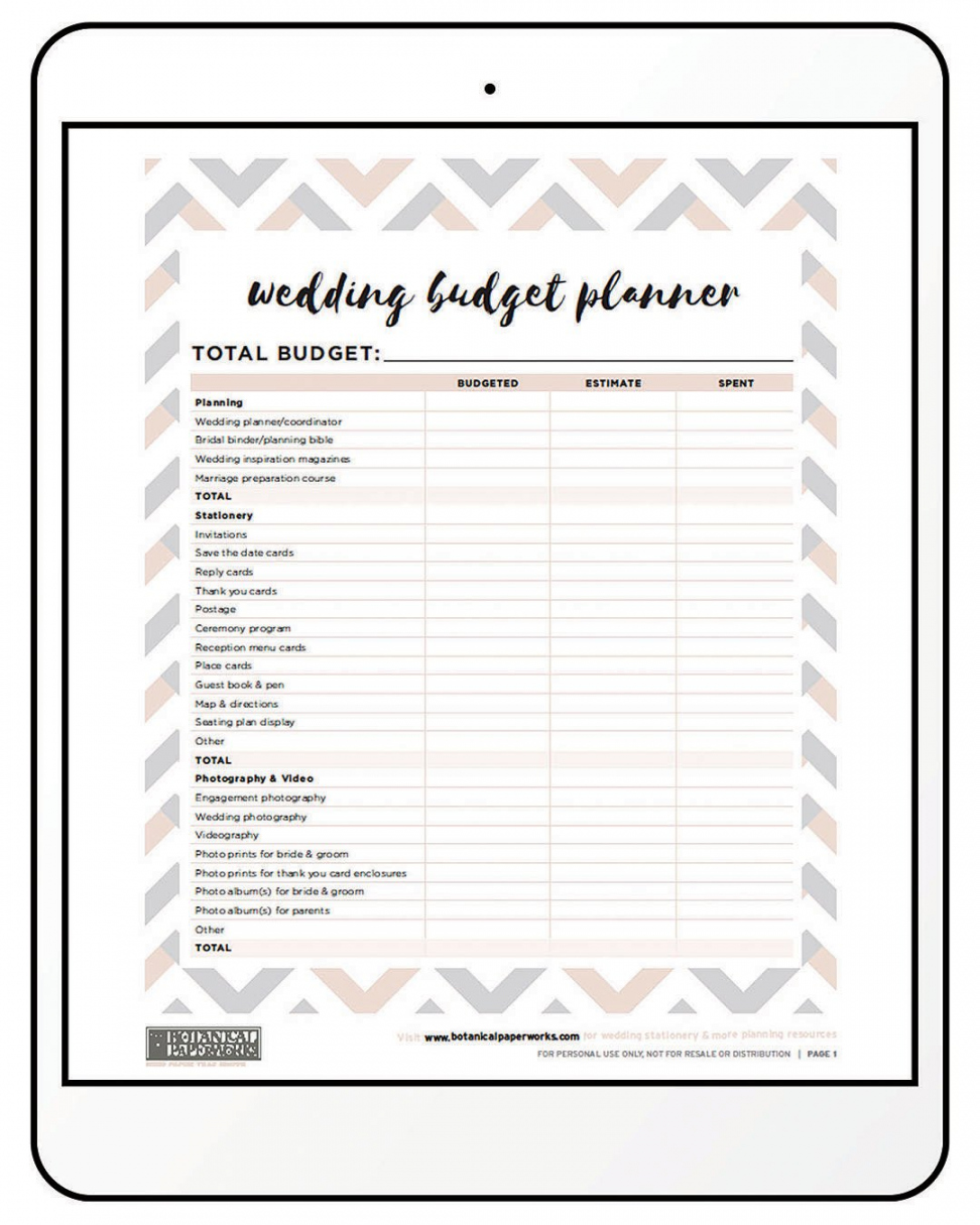 Free Printable Wedding Planner - Printable - Wedding Planning Printables: Free Templates To Keep You Organized
