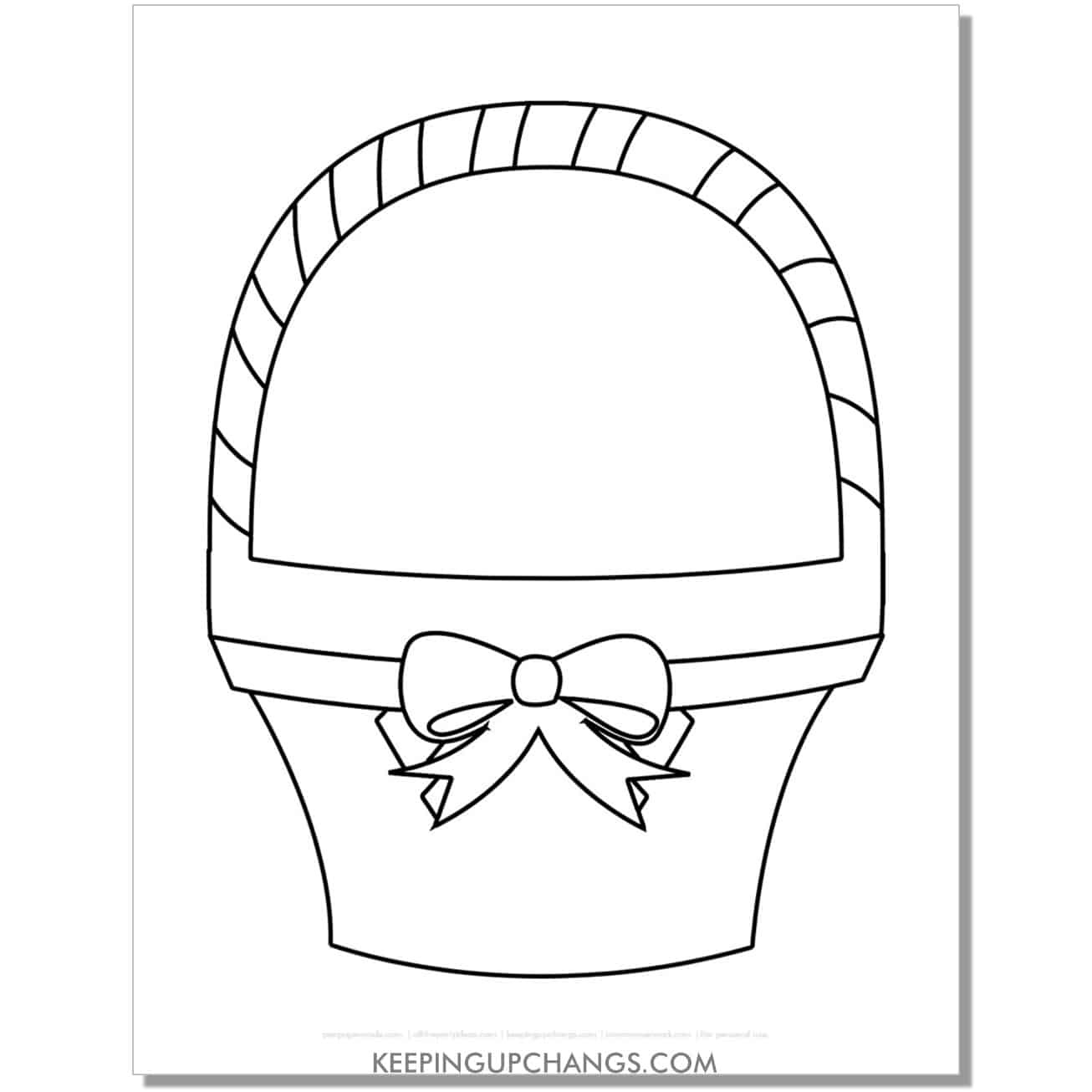 29+ Free Easter Basket Coloring Pages, Sheets [Popular Printables!] intended for Empty Easter Basket Coloring Pages Printable