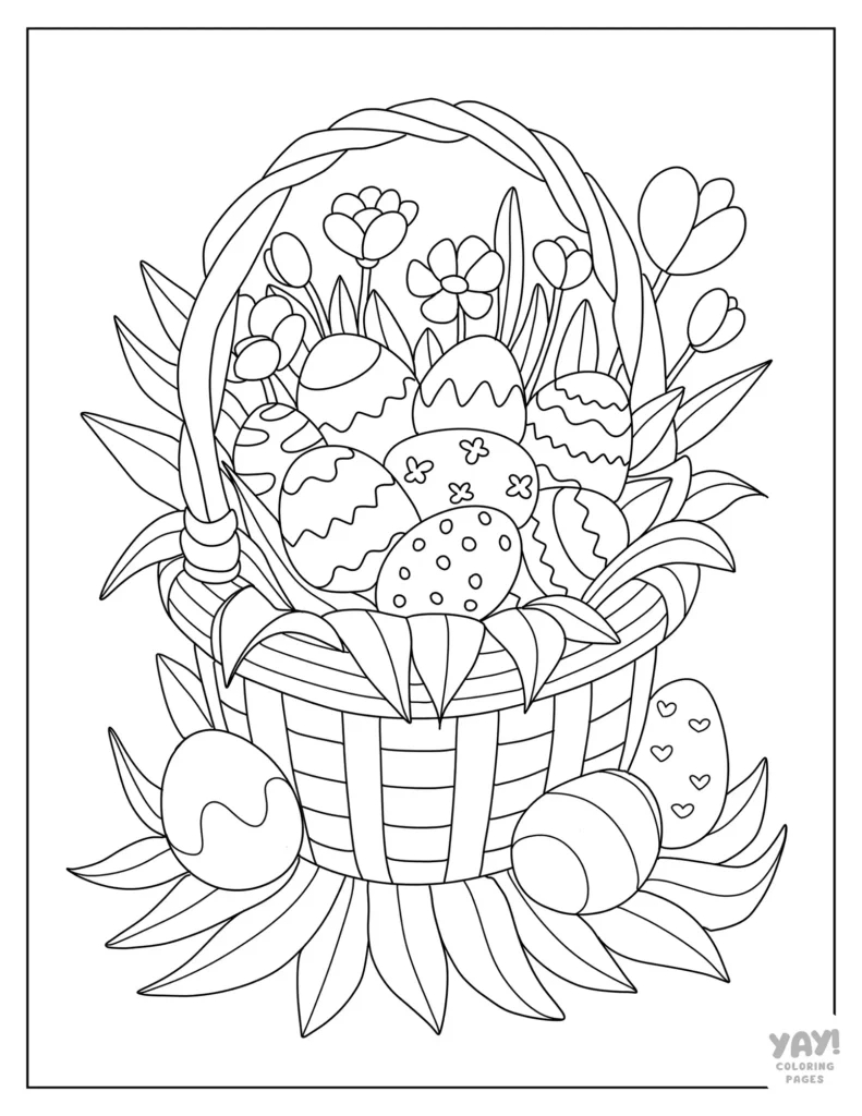 Easter Coloring Pages (Free Printables) with regard to Free Printable Easter Pictures to Color