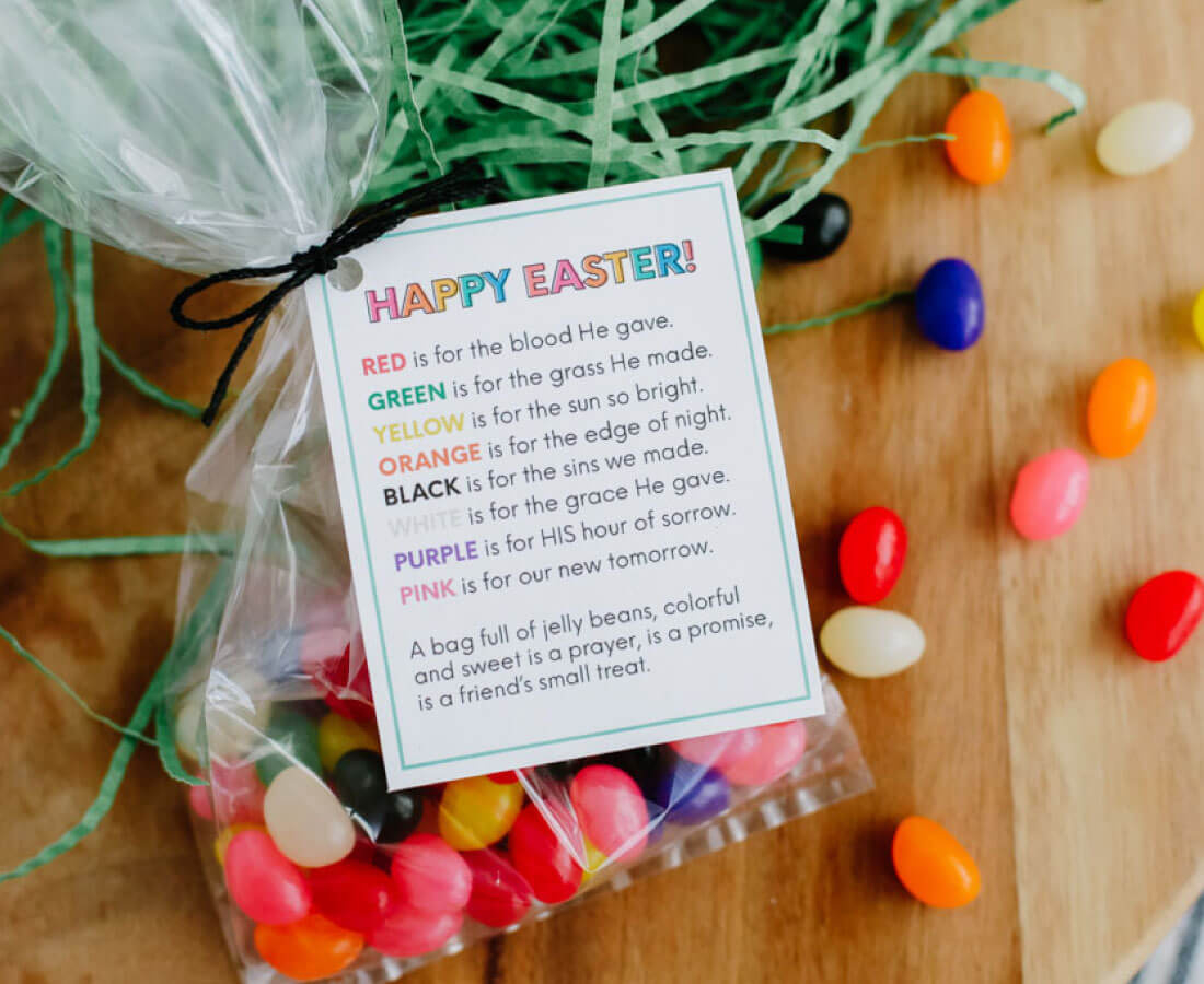 Easter Quotes Jelly Bean Poem | Printable From 30Daysblog for Jelly Bean Poem For Easter Printable