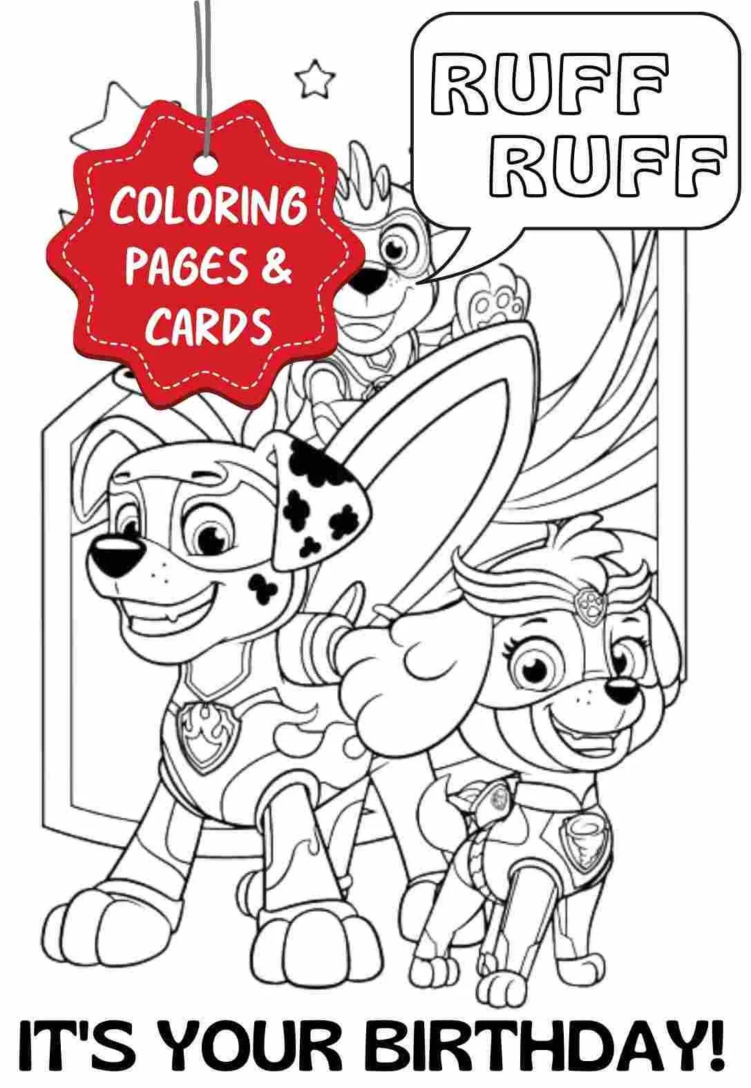 1000&amp;#039;S Of Premium Printable Birthday Cards (Free) with regard to Free Paw Patrol Birthday Card Printables