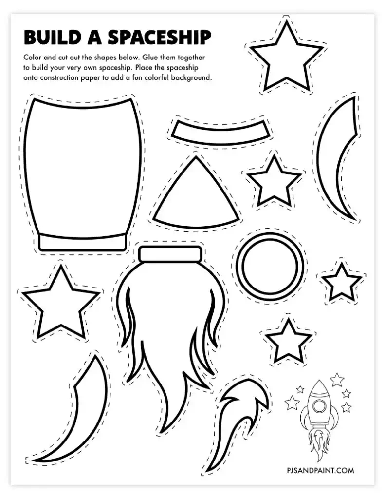102 Free Printable &amp;quot;Build Your Own&amp;quot; Crafts - Pjs And Paint with Free Printable Activities For 7 Year Olds