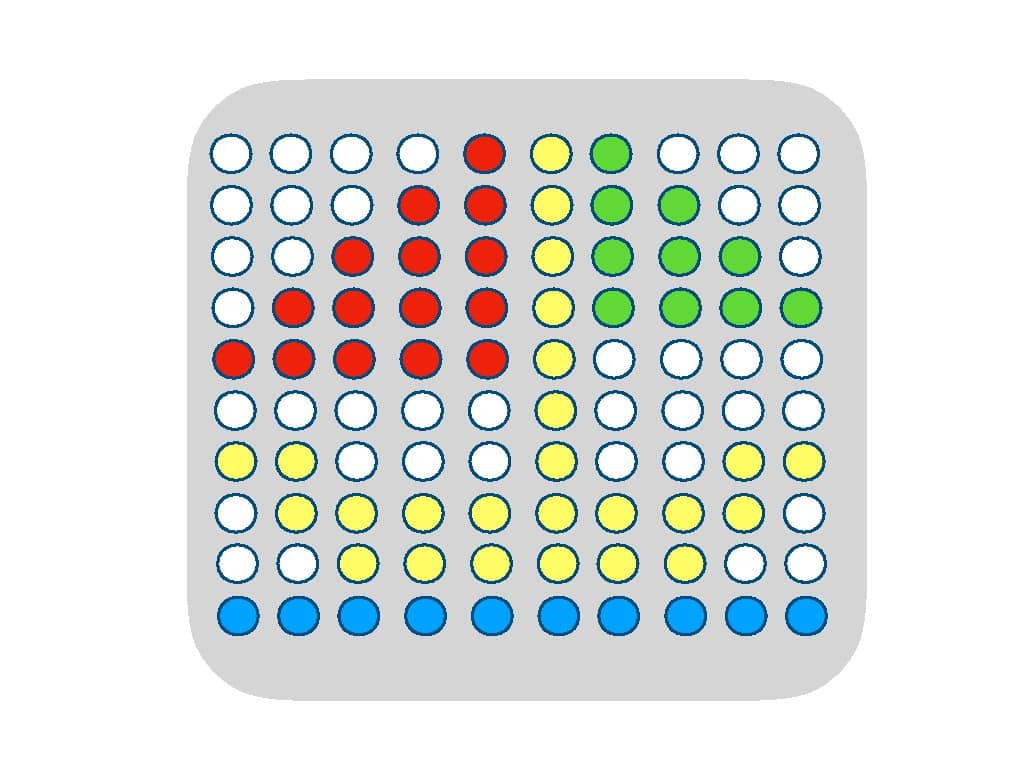 10X10 Peg Board Patternsadrianne Owen | Tpt intended for Free Printable Pegboard Pattern Cards
