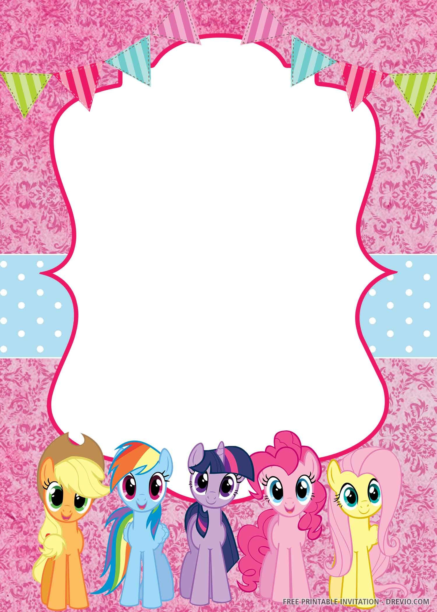12 My Little Pony Party-Ideen | My Little Pony Geburtstag, My within My Little Pony Birthday Party Invitation Template Free