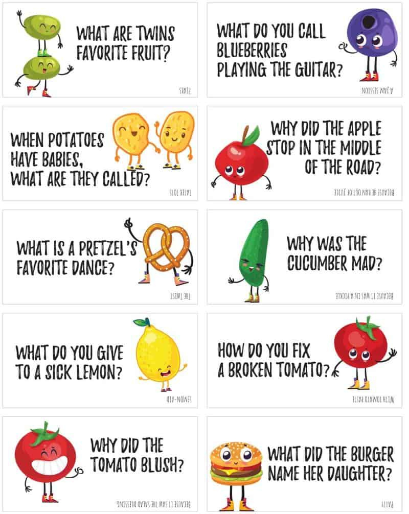 125+ Funny Food Jokes To Print And Share! | Skip To My Lou inside Free Printable Funny Jokes