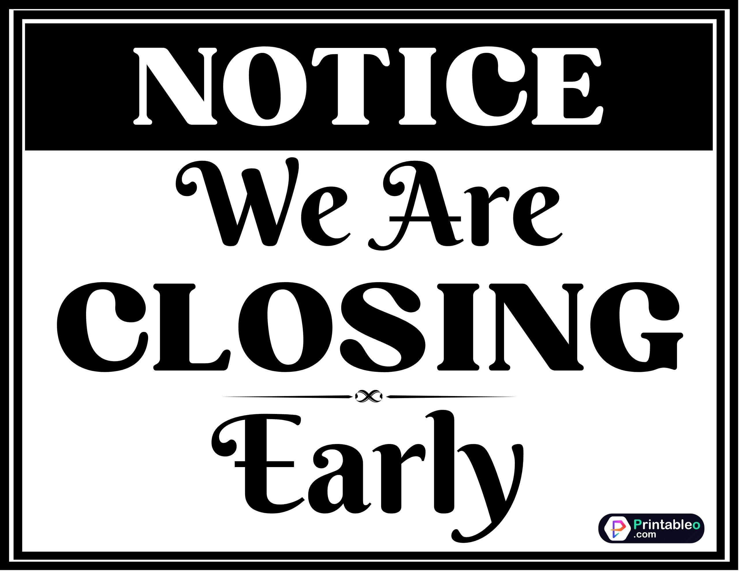 13 Closed Signs Ideas | Closed Signs, Signs, Sorry We Are Closed within Closing Early Sign Template Free