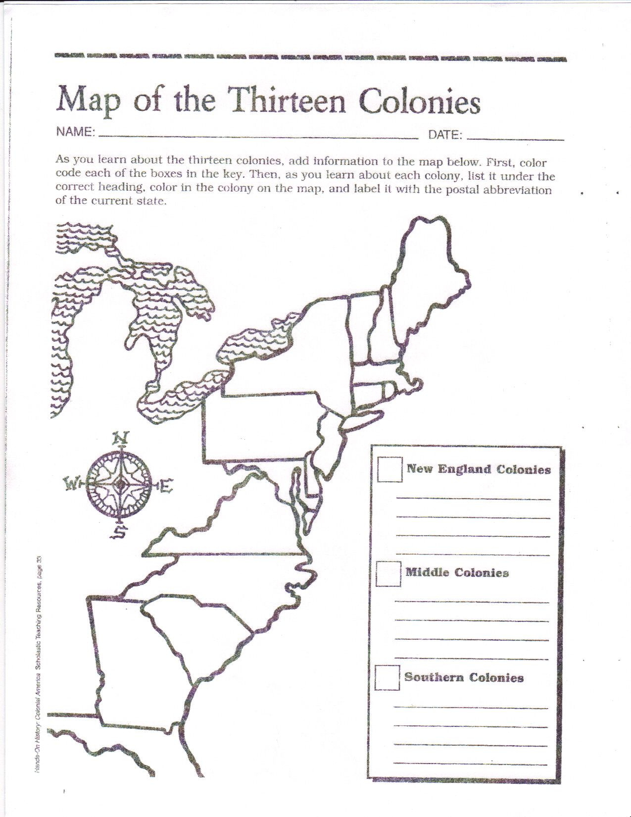 13 Colonies: Discover 10 3 Colony Blank Map Ideas | 13 Colonies in 13 Colonies Blank Map Free Printable