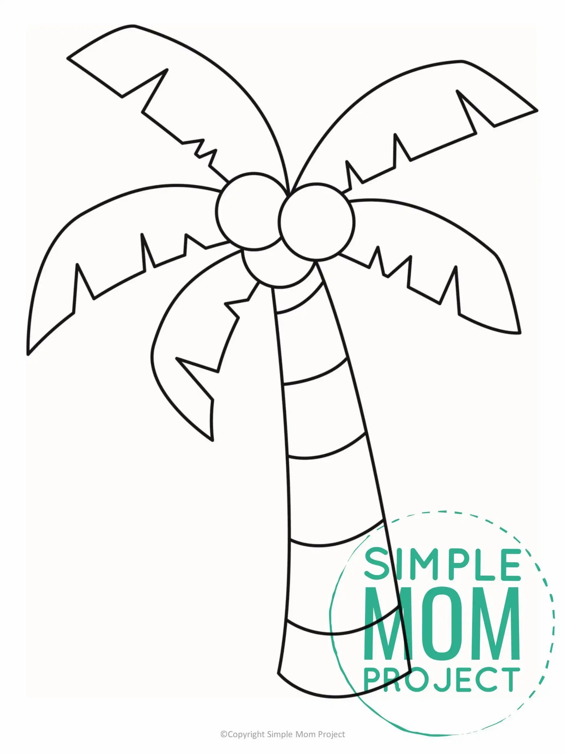 13 Palm Tree Template Ideas In 2025 | Tree Templates, Tree in Free Printable Palm Tree Stencils