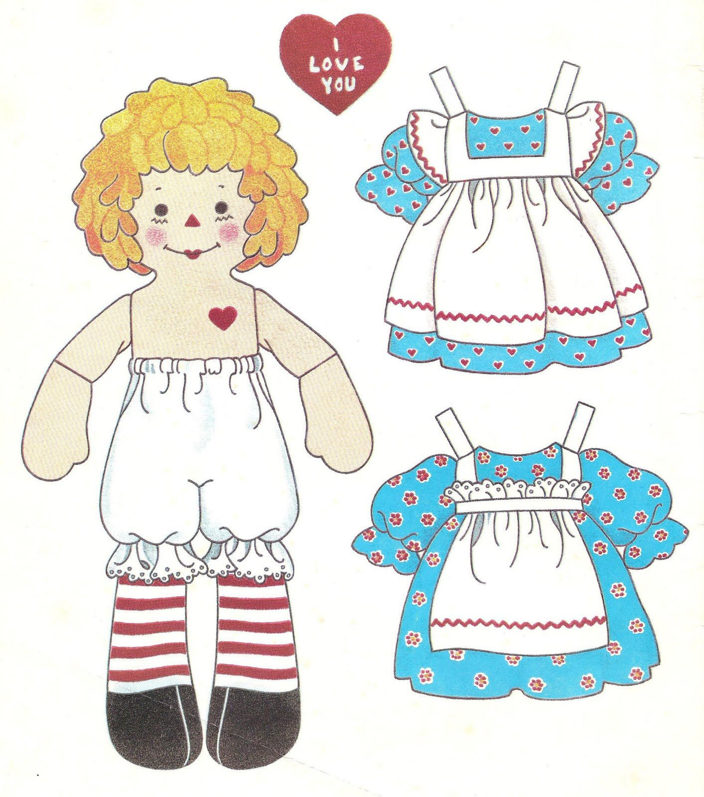 13 Raggy Ann Ideas | Vintage Paper Dolls, Paper Dolls, Raggedy for Free Printable Raggedy Ann and Andy Doll Patterns