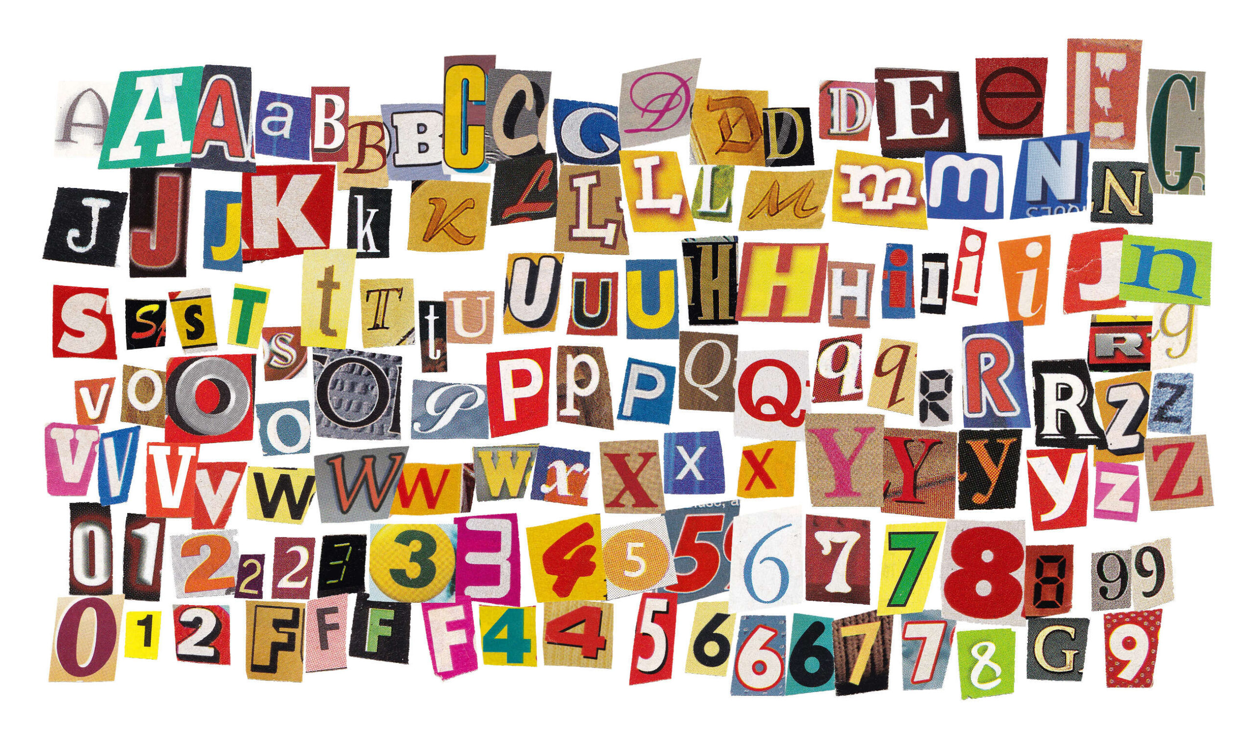 130 Newspaper And Magazine Cutout Letters (Png Transparent inside Free Printable Scrapbook Letters Alphabet