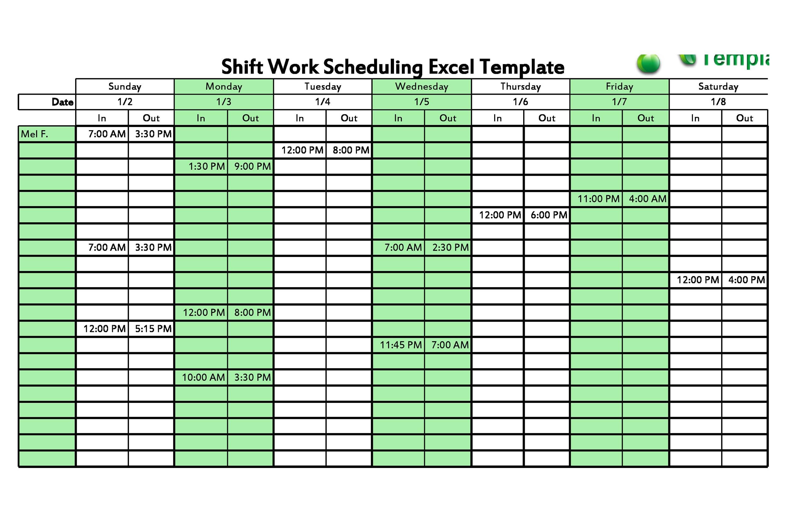 14 Dupont Shift Schedule Templats For Any Company [Free] ᐅ with Free 10 Hour Shift Schedule Templates