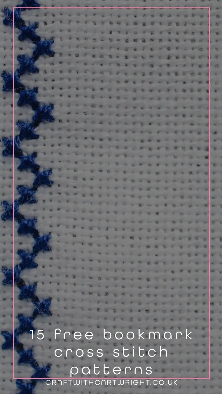 15 Free Bookmark Cross Stitch Patterns - Craft With Cartwright throughout Free Cross Stitch Bookmark Pattern Printable Easy