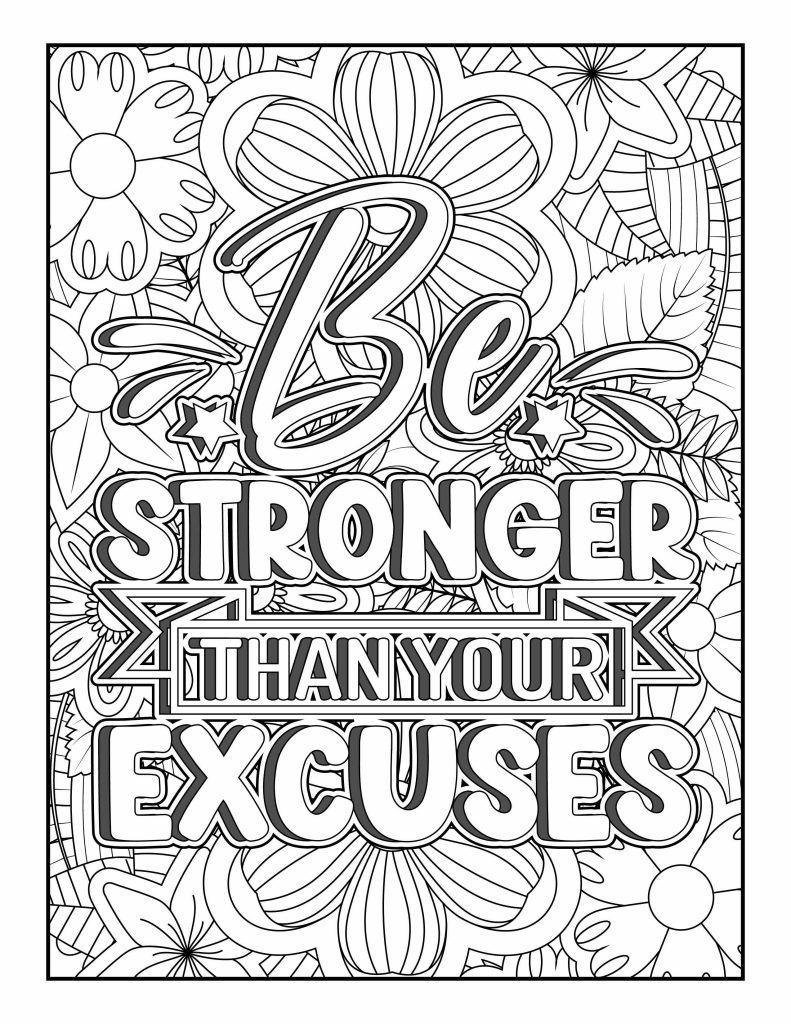15 Free Coloring Pages For Adults. in Free Printable Recovery Coloring Pages