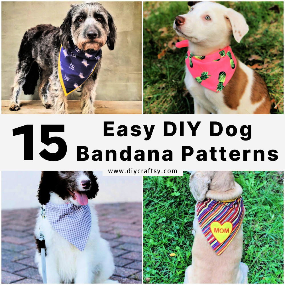15 Free Dog Bandana Pattern (Printable Sewing Template) inside Free Printable Fabric Dog Collar Pattern